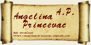 Angelina Prinčevac vizit kartica